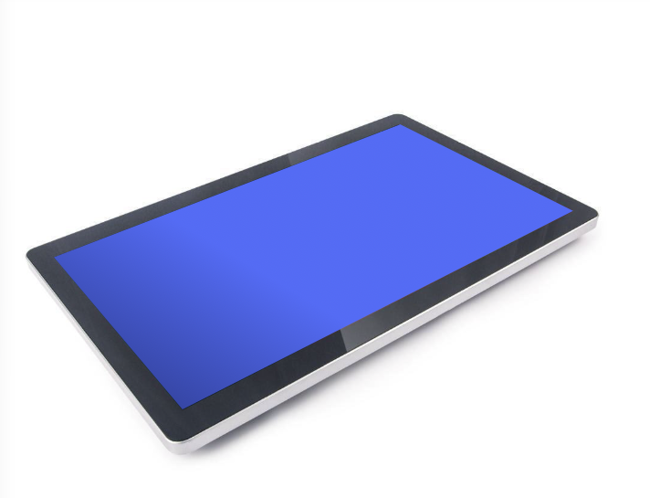 Wall-mounted touch display example